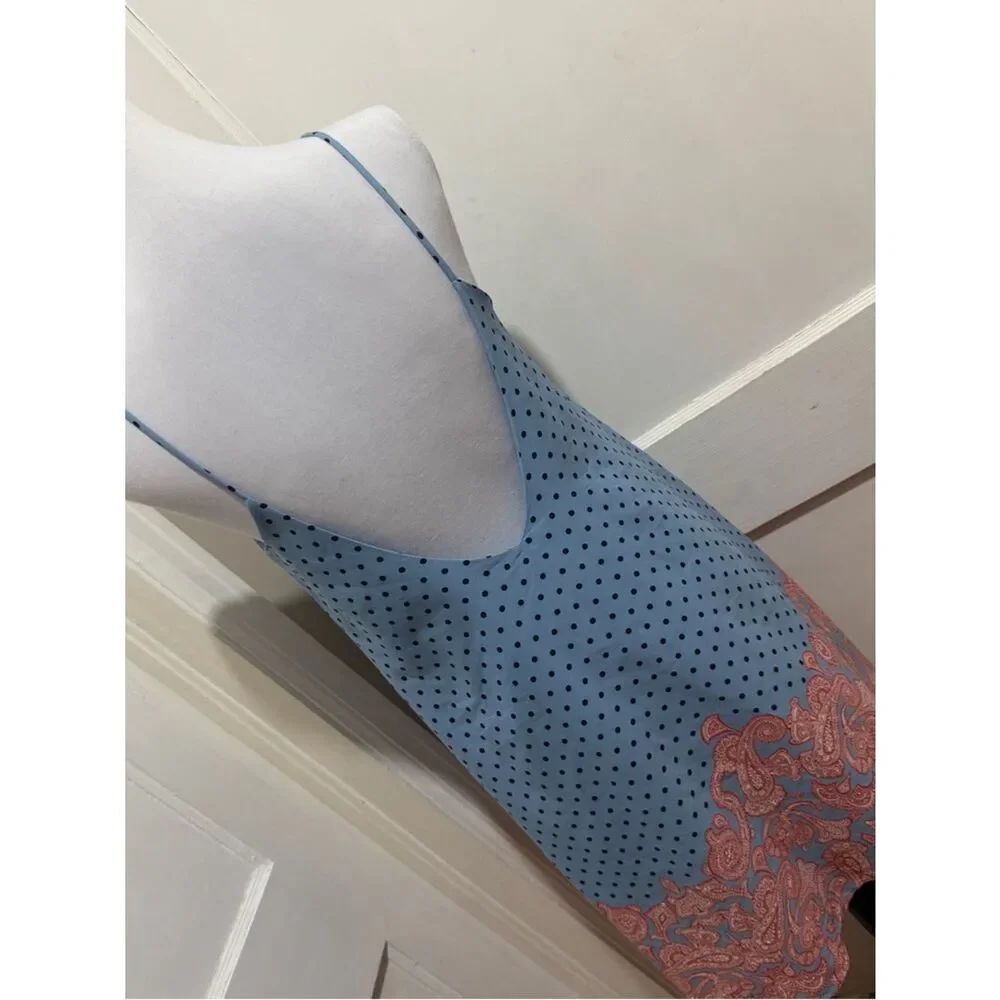 Sexy everleigh Powder Blue Scoop back slip dress Small